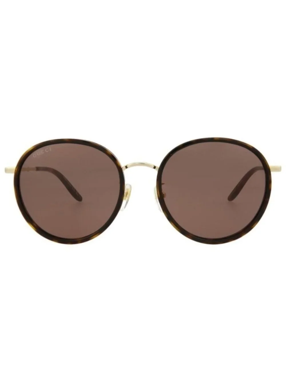 New Gucci Mens Round/Oval Havana Gold Brown Fashion Designer Sunglasses